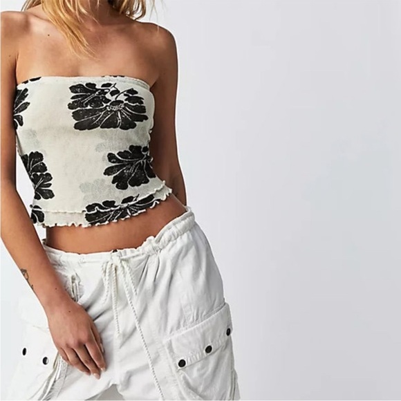 Free People // Poppy Tube Top New Floral Print Size Large - Picture 8 of 8